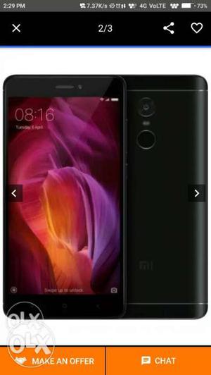 Redmi note4 32 gb seal pack box phone urjent sell