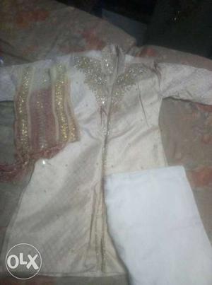Sherwani for 10 year old boy.. only used once
