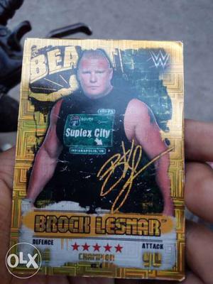 WWE Brock Lesnar Trading Card Game