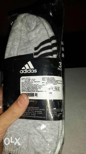 Adidas Ankle Socks 3 Pairs. 200% Guaranteed