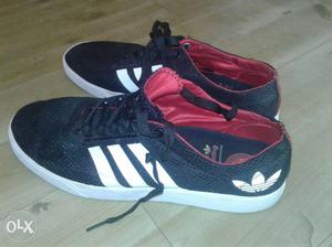 Black And Red Adidas Sneakers