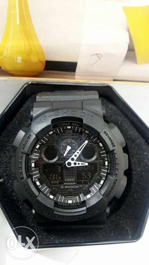 Brand New g-shock black chronograph watch with