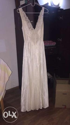 Designer Evening Gown size M silky shine in
