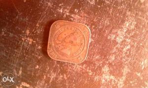 India 2 ANNAS coine 