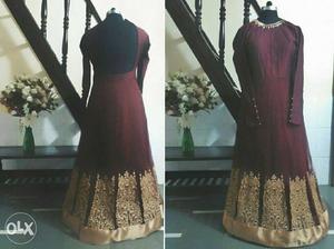Indo western brand new gown for sale.(we also accept orders)