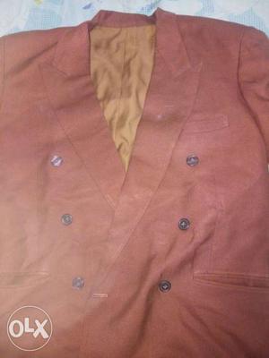Men's Brown Formal Suit Jacket