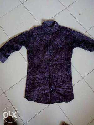 Men's Purple Dress Shirt
