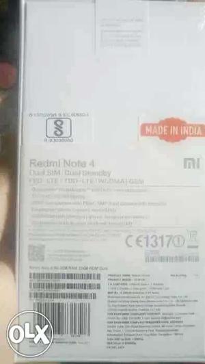 Seal pack mi note 4 in wholesale rate