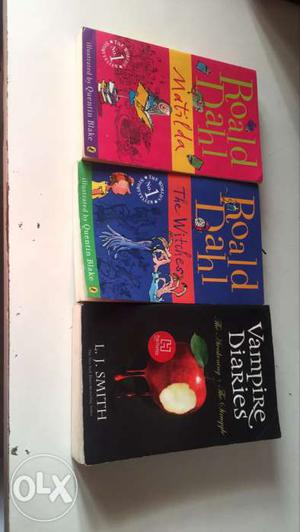 Two Roald Dahl Books; Vampire Diaries By L.J. Smith