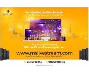 live streaming Delhi, Live Streaming Mysore, web casting ser