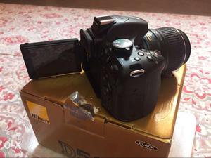 Black Nikon d DSLR Camera with box.