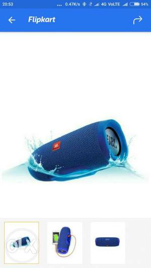 Blue JBL Speaker