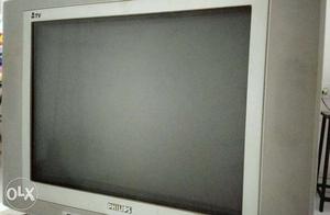 Gray Philips Widescreen CRT TV 29 inch.