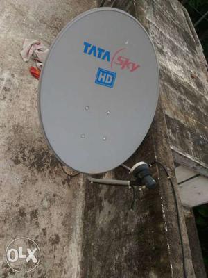 Gray Steel Tata Sky Satellite Receiver
