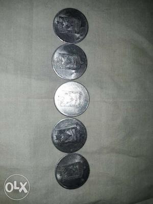 Old silver coins 10 years old