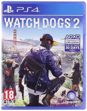 PS 4 Watch Dogs 2 Brand New Just 18 Day old No Exchange