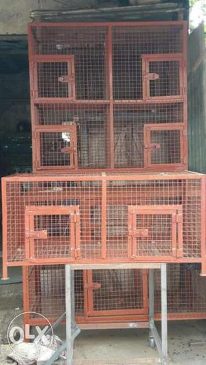 Red Pet Cage