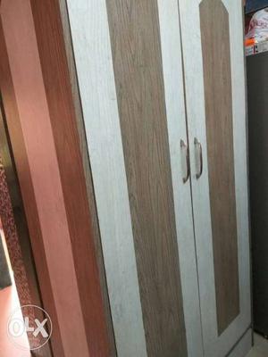 2 door plywood cupboard, termite free, price negotiable