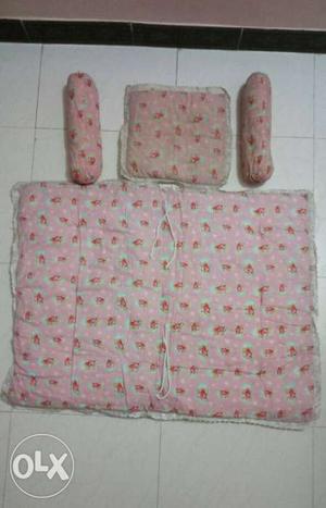 Baby bedding with pillow. bed 3×2 feet
