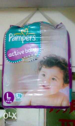 Bag Of Pampers Active Baby Disposable Diapers
