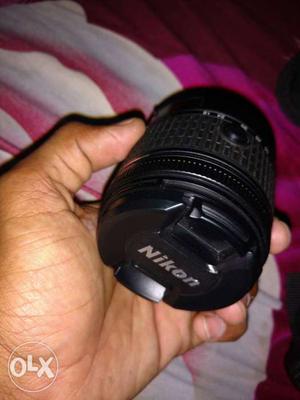 Black Nikon Camera Lens  single lens