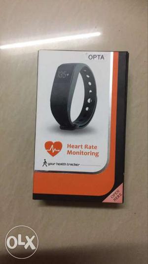 Black Opta Heart Rate Monitor good and new condition