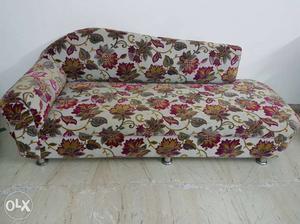 Couch with D'decor upholstery, not used much