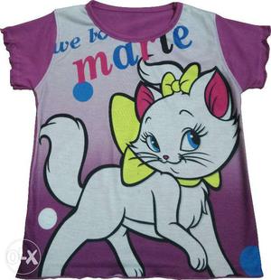 Girls t shirts in cotton (sublimation print)