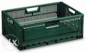 Green Plastic Crate