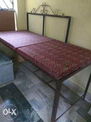 Iron make bed u can use it in parlour or at home,