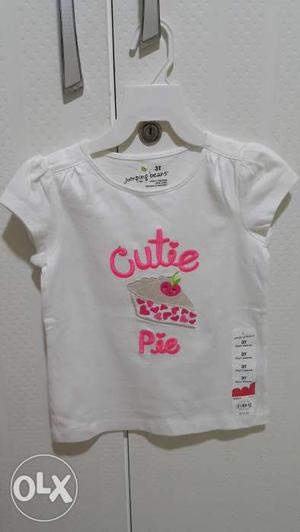 Jumping Beans Brand Tees. For 1 -2 yrs. 100%cotton.. best