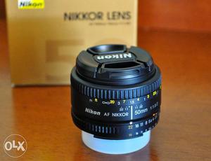 Nikon 50mm 1.8 bokeh blur background lens unused, bought