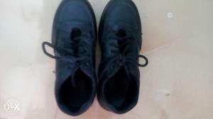 Paragon Black shoes for boys age 6+ (size 2). In
