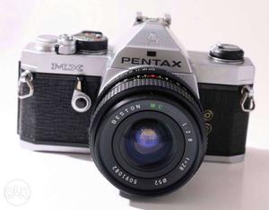 Pentax MX film Camera with 28/f2.8 Beston wide angle lens