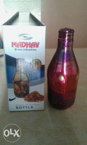 Purple And Pink Madhav Bottle With Box