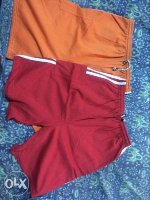 Red And Orange Shorts