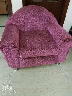 Single seater with D'decor upholstery, not used