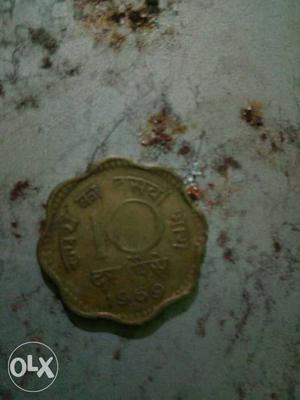 Antic 10paise coin from 