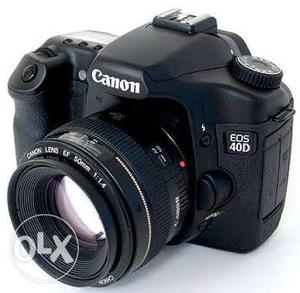 Black Canon EOS 40D