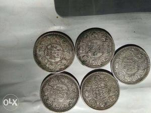 Five Silver Round Coins