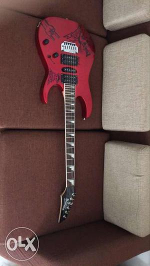 Ibanez GRG170DX Electric Guitar- Red, with Tremolo Bridge