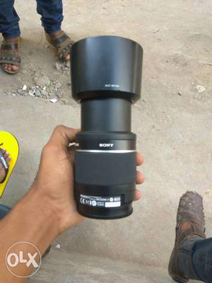 Black Sony Camera Lens