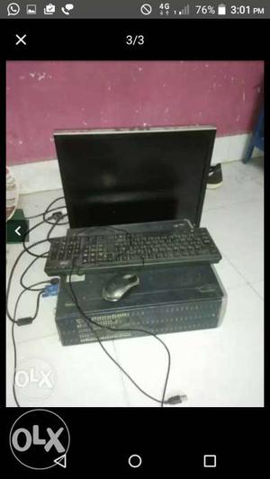 Dell monitor 21in very good condition cpu 80 hard