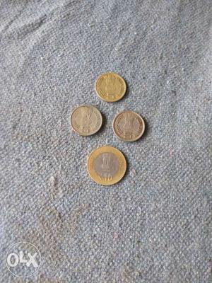 Four Round Coins