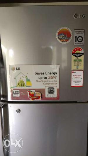 LG double door fridge. 365 litres with 10 years
