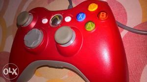 Red Xbox 360 Corded Controller