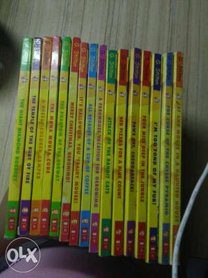 14 Geronimo Stilton paper back edition with