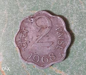 2 Indian Paice  Coin