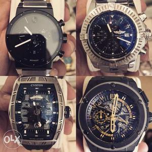 4 Watches I Want To Sell all with box and guarantees