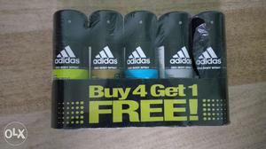 Adidas Body spray, deo, deodorant 5 units (4+1)